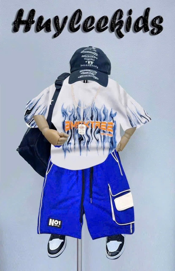 Bộ thun hlk bé trai 10-25kg - Hình ảnh 2