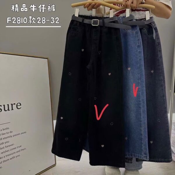 Jean dài ống rộng 28-32(33-55kg) - Hình ảnh 3