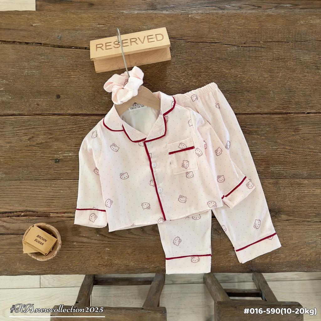 pyyama lụa satin 10-22kg - Hình ảnh 3