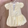 Đầm bí phồng mà vàng kem sz 11-30kg
