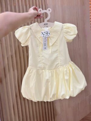 Đầm bí phồng mà vàng kem sz 11-30kg
