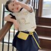 Set váy bí áo crop kitty bé 10-38kg