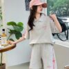 Set nơ xám qccc thun polo 120-170