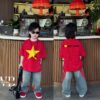 Ao dỏ sao vàng việt nam 10-80kg dại