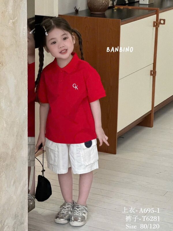Áo babino cổ nhí 1-5(10-20kg) - Hình ảnh 2