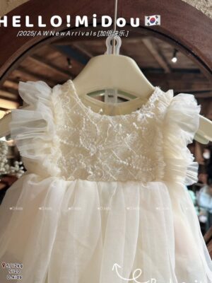 Đầm ren lưới vol nhẹ sơ sinh(5-13kg)