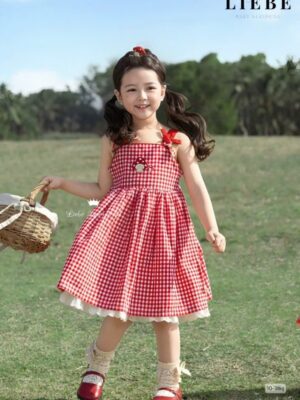 Đầm đỏ 2dây caro 10-40kg