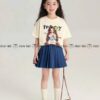 Set bg màu be cô gái bím tóc 11-45kg