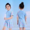 Bộ bơi váy bg xanh dương pony