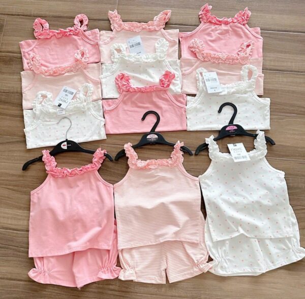Set 3bộ thun dây bé gái 5-18kg