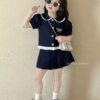 Set nơ xanh tiểu thư