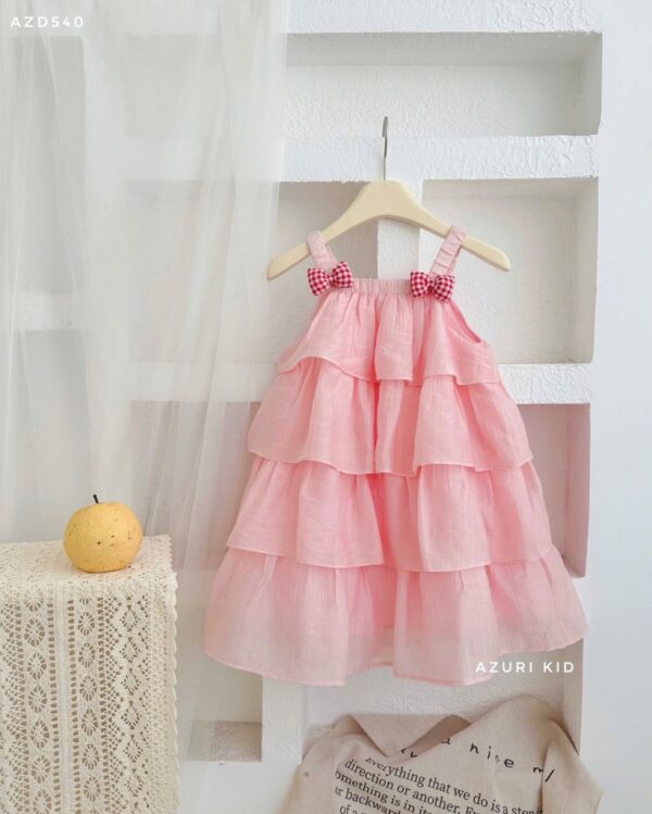 đầm azuzi dây xanh hồng keo ngot lụa 13-45kg