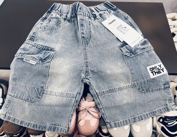 Quần jean lửng bé trai sz 28-32(25-45kg) - Hình ảnh 4