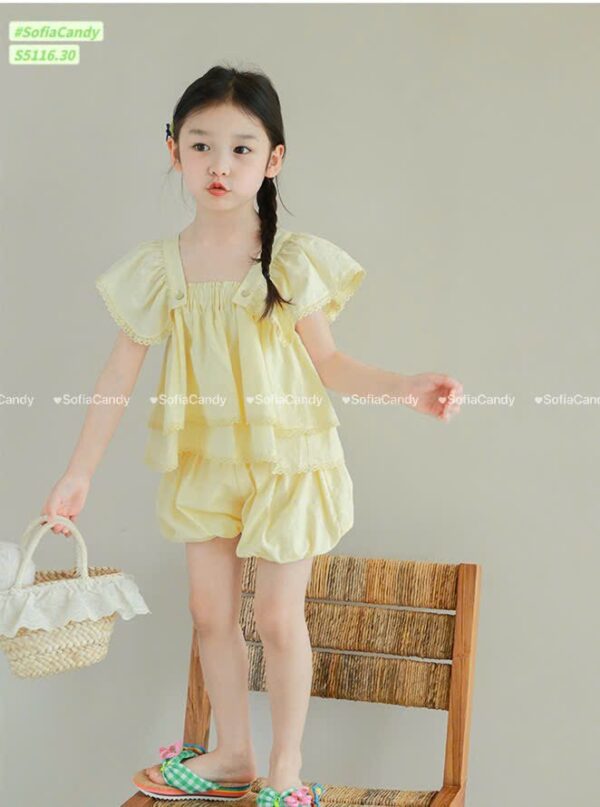 Set bộ kate vàng - Hình ảnh 2