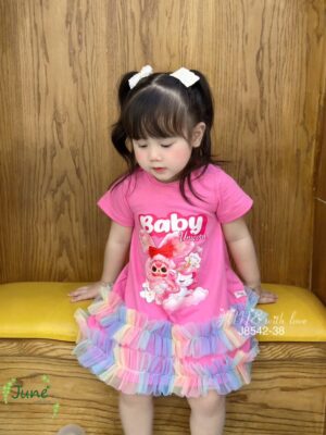 Đầm thun baby3 chạy bèo 3-12(13-45kg) yoyobh
