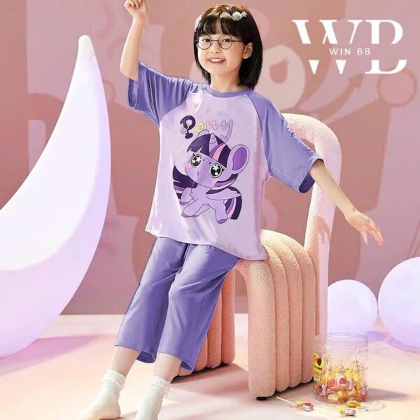 Bộ win lửng bé gái 10-60kg hình vui nhộn