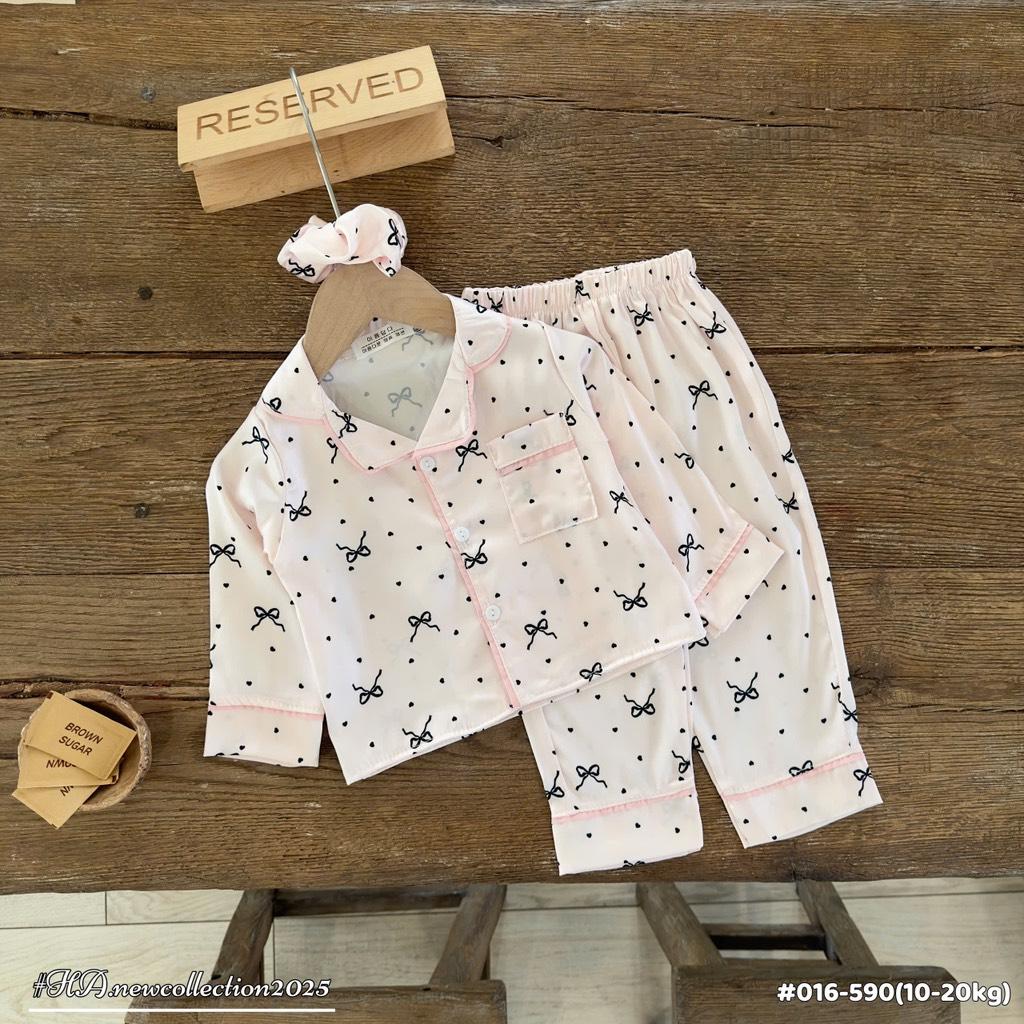 pyyama lụa satin 10-22kg - Hình ảnh 2