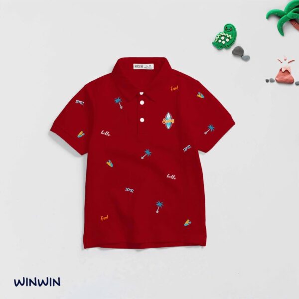 Ai thun cổ bé trai winwin 10-45kg