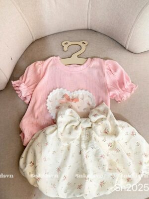 Set bí hồng có tay bg