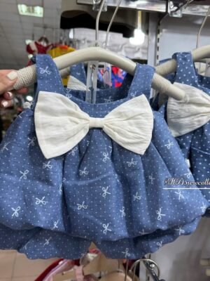 Set đũi bí nơ giả jean (5-15kg)