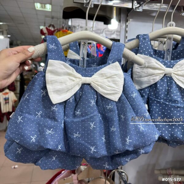 Set đũi bí nơ giả jean (5-15kg)
