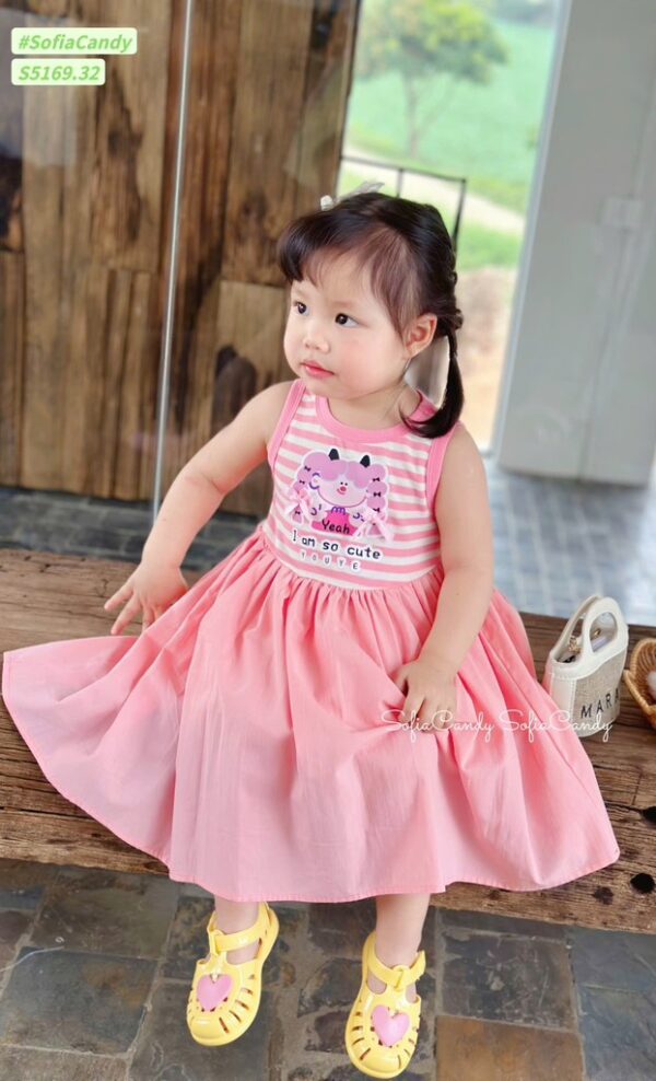 Đầm hồng sọc