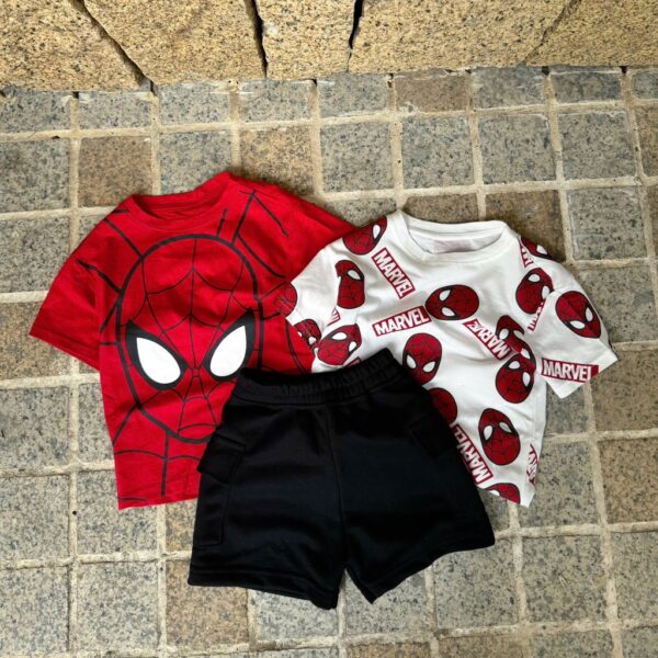 set 2 áo 1 quần siêu nhân bé trai sz
