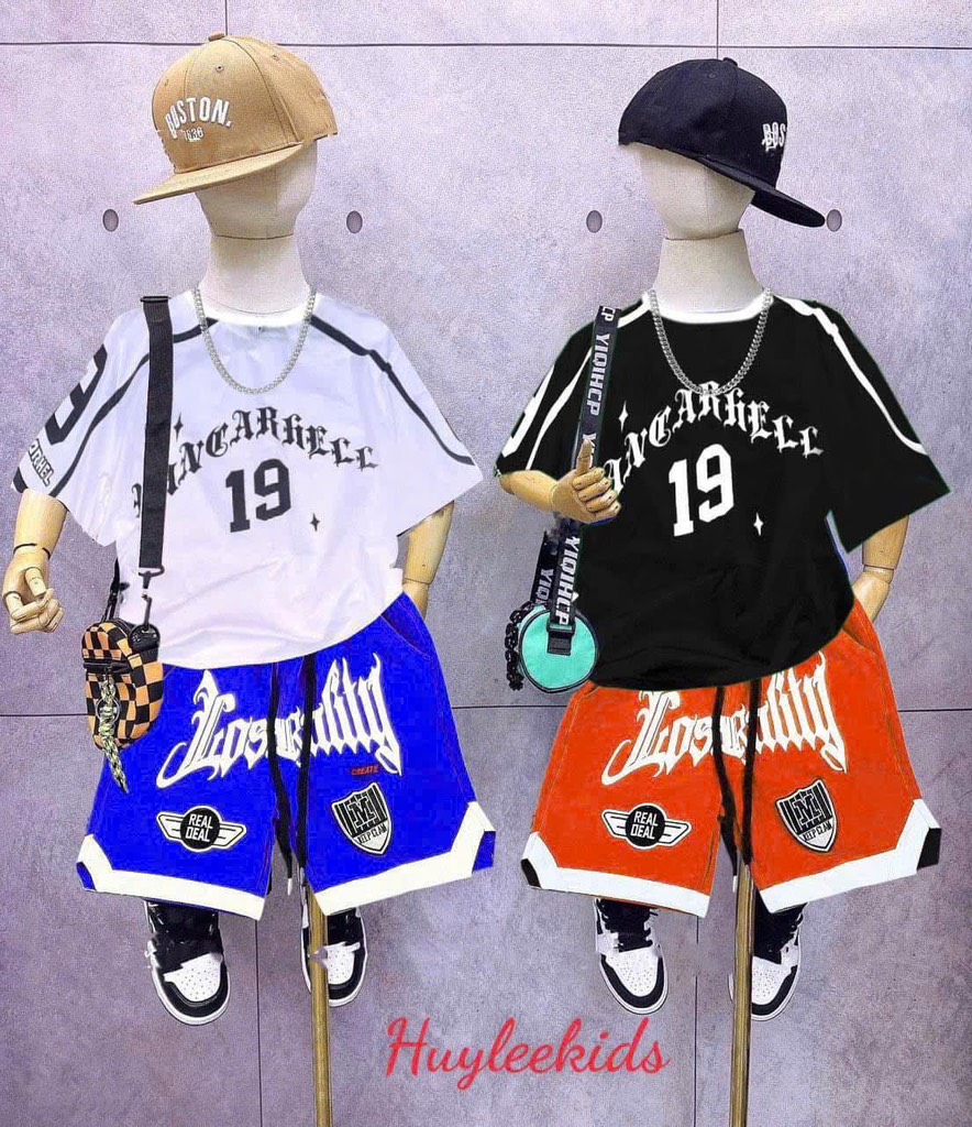 Bộ thun hlk bé trai 10-25kg - Hình ảnh 3