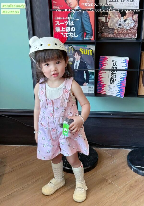 Set yếm kítty hong 12-45kg