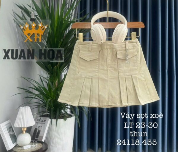 chân váy & jean đùi bé gái 23-30(18-35kg) - Hình ảnh 3