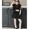 Set qccc đen xám đính hạt 20-55kg(120-170)