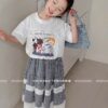 Set áo trắng chân vây caro dài 13-45kg