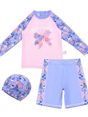 Bơi bướm hồng bgtd+nón 110-160