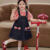 Set Yếm đỏ caro