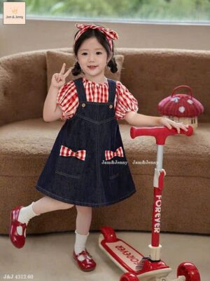 Set Yếm đỏ caro