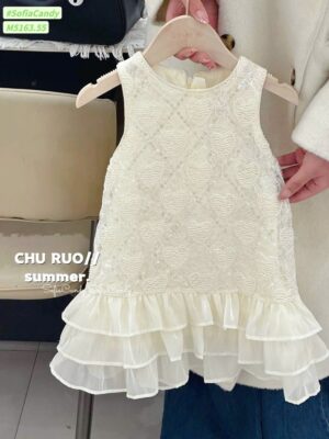Đầm kim sa đính tầng sn 10-38kg