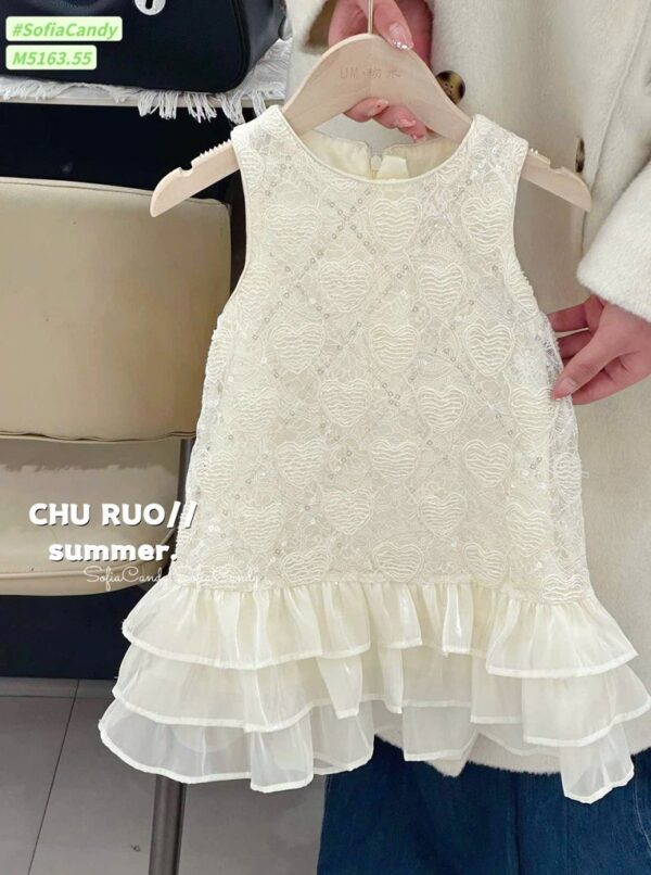 Đầm kim sa đính tầng sn 10-38kg