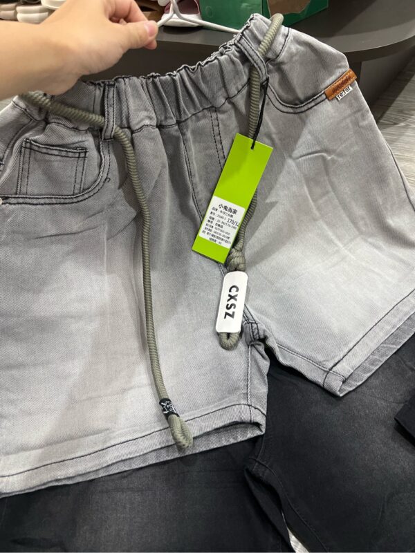 Jean mem đùi bé trai 30-60kg (32-36g - Hình ảnh 4