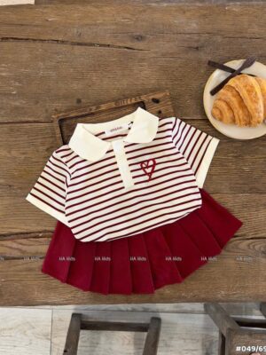 Set váy sọc ngang sz 10-25kg