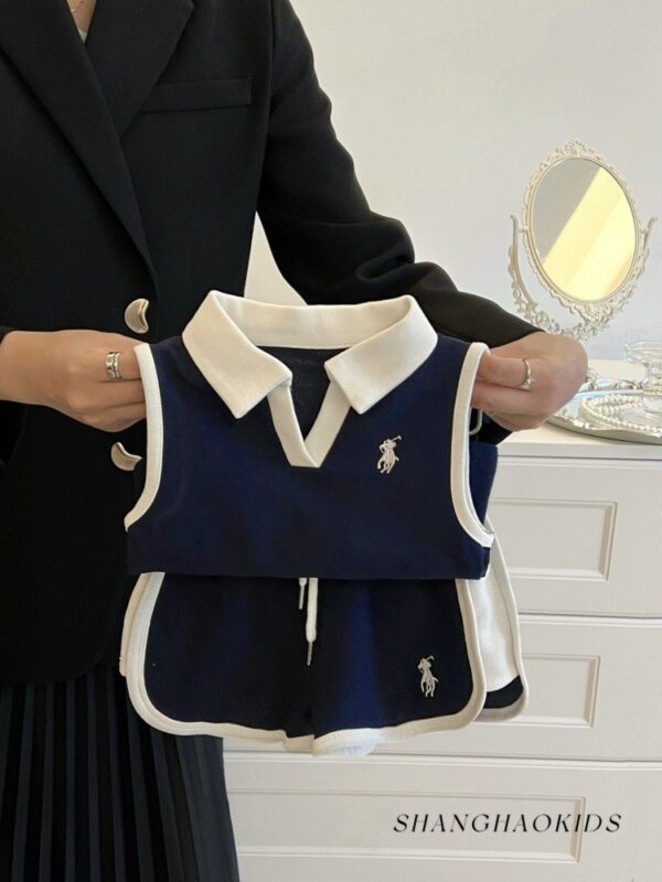Set bộ polo sn bé gái 12-35kg