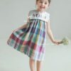 Dầm kate caro thêu hoa 13-45kg