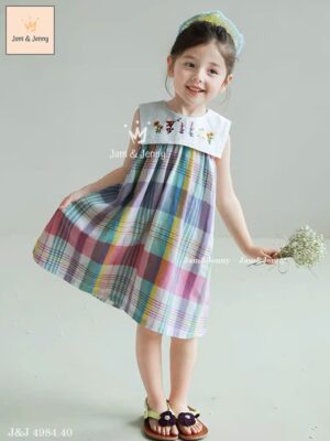 Dầm kate caro thêu hoa 13-45kg