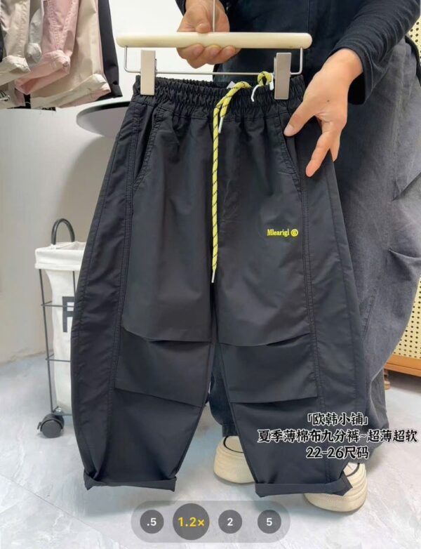 Quần dù baggy trai gái 22-40kg - Hình ảnh 2