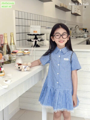 Đầm caro sơmi quảng châu 10-45kg