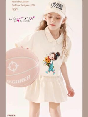 Set váy po lo có tay cô gái 12-45kg