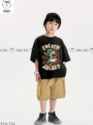 Set đen quần kaki chicken jockey 10-38kg