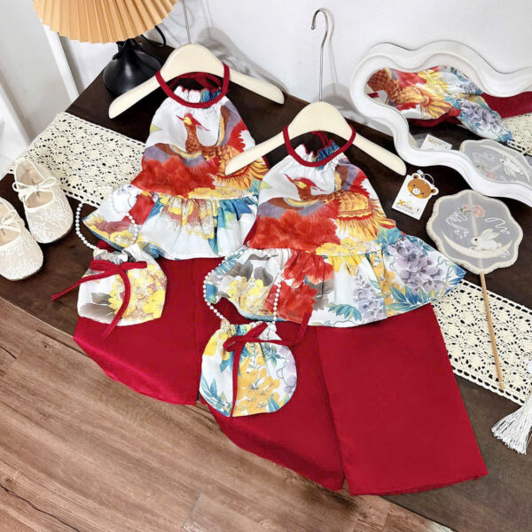 Bộ lụa cổ yếm cách tân 10-28kg