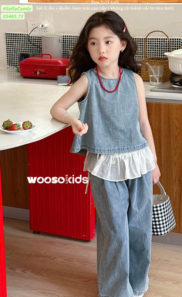 Set jean demin ren mềm 13-45kg