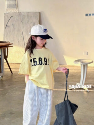 Set áo vàng 15696 quần sọc 13-45kg