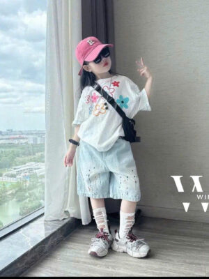 Áo bg win quần jean hoa 12-65kg